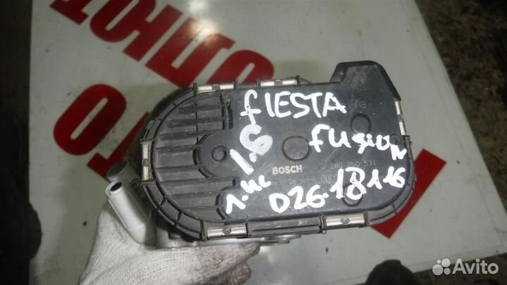 Заслонка дроссельная электрическая Ford Fiesta VI