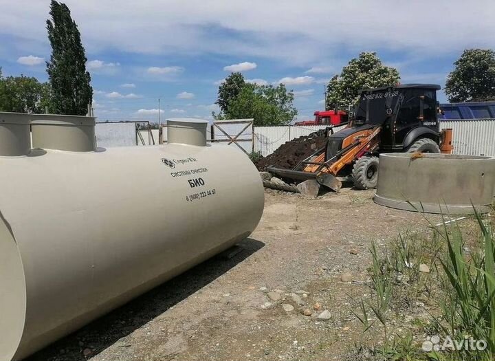 Установка канализации септик под ключ