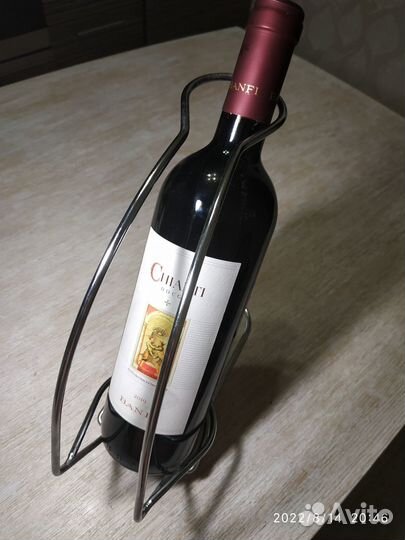 Держатель для винной бутылки сталь