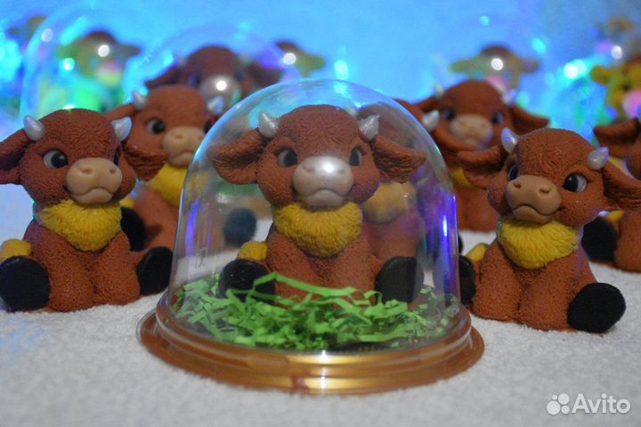 Плюшевый бычок