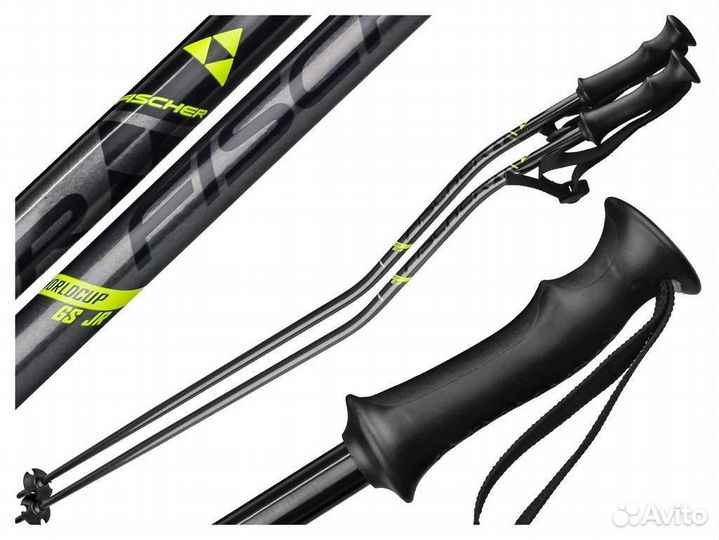 Горные лыжи fischer 140 + палки