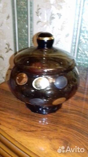 Сахарница стекло 60-е гг