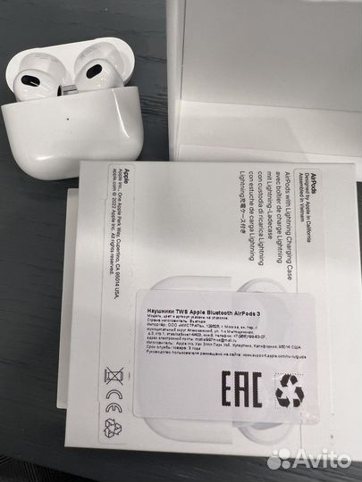 Наушники apple airpods 3