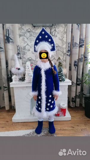 Костюм снегурочки ручной работы