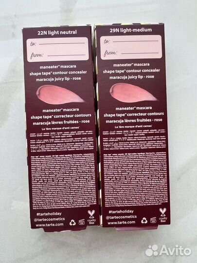 Tarte shape tape concealer, румяна