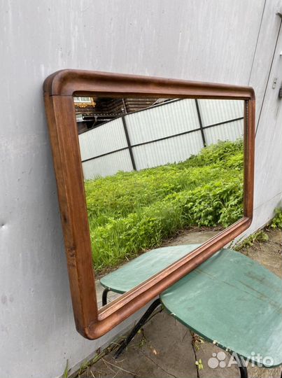 Старинное зеркало, орех, 19в