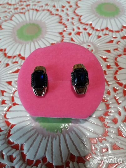 Серебряное кольцо и Серьги