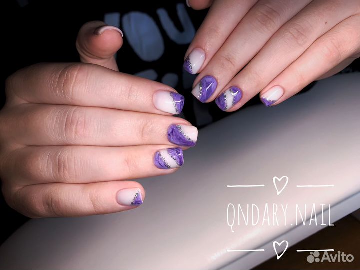 Маникюр с покрытием гель лак