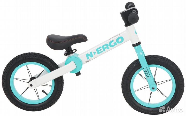 Беговел N.Ergo Aero X3, голубой