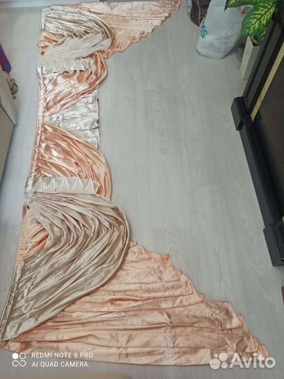 Шторы с ламбрекеном бу