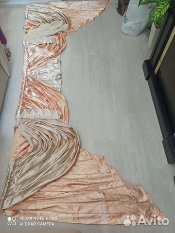 Шторы с ламбрекеном бу