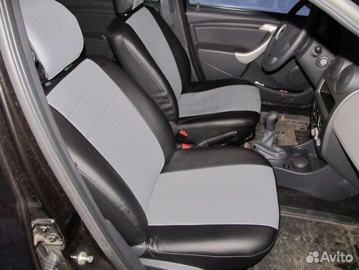 Авточехлы из Экокожи Renault Logan 2 от Автопилот