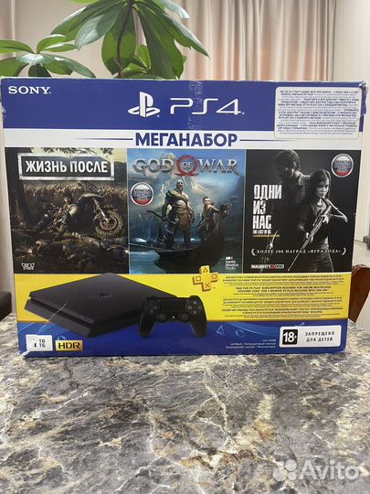 Sony PS4 slim 1tb + Fifa23 и много других