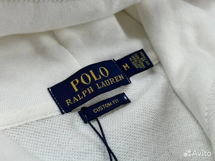 Зип Худи Polo Ralph Lauren Чиф киф белое