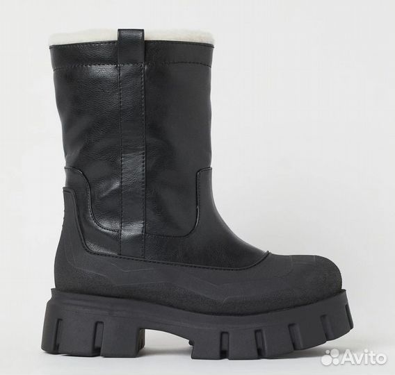 Ботинки зимние женские 36 размер новые h&m