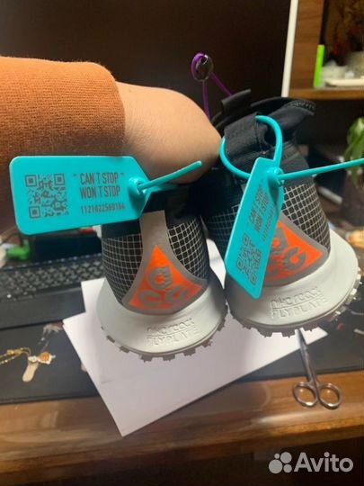 Nike ACG Mountain Fly GTX Metallic Silver Оригинал