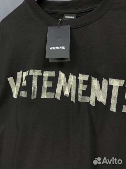 Футболка vetements oversize (унисекс)