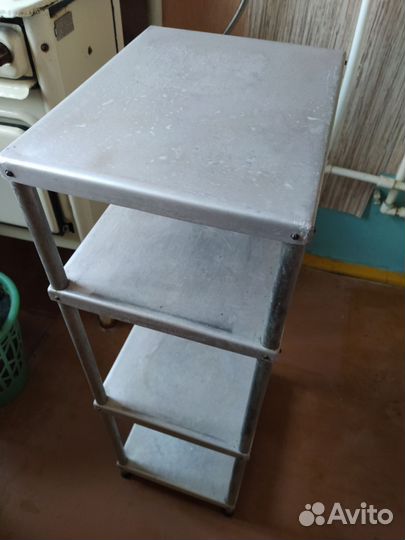 Этажерка алюминиевая крепкая и лёгкая