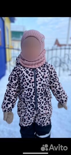 Зимний комбинезон для девочки 98