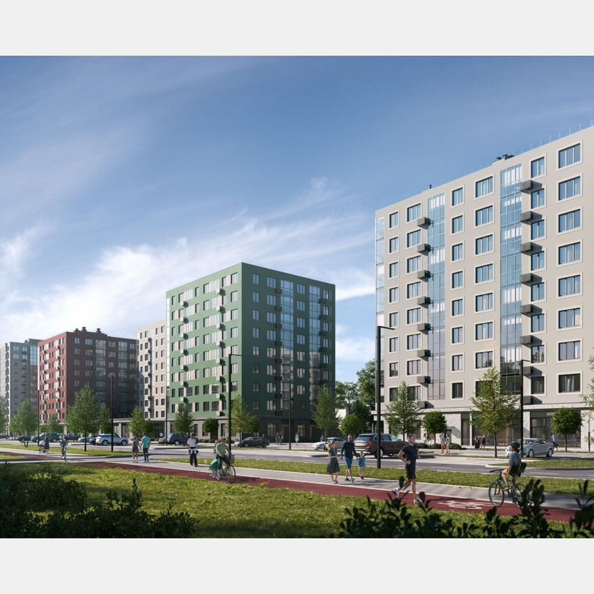 2-к. квартира, 61,6 м², 3/11 эт.