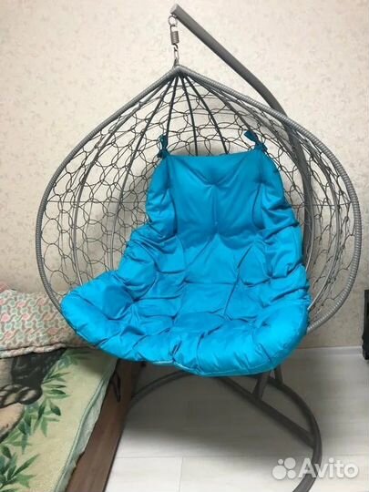 Подвесное кресло кокон для двоих