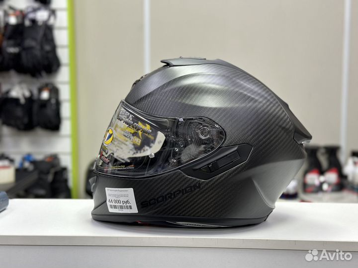 Мотошлем Scorpion EXO-1400 карбон матовый
