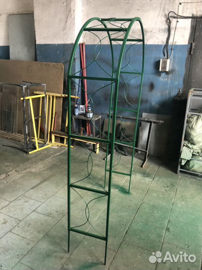 Арка садовая кованая