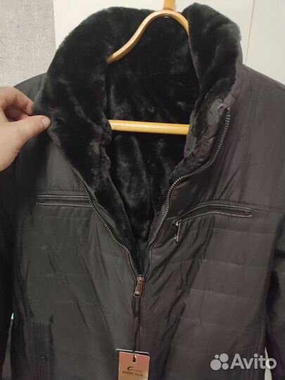 Мужская зимняя куртка парка 52