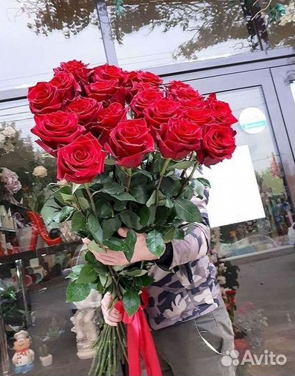 Высокие розы