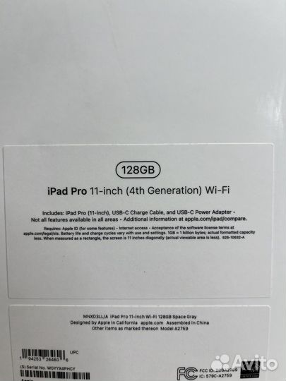 Apple iPad Pro 11 4th Wi-Fi 128GB