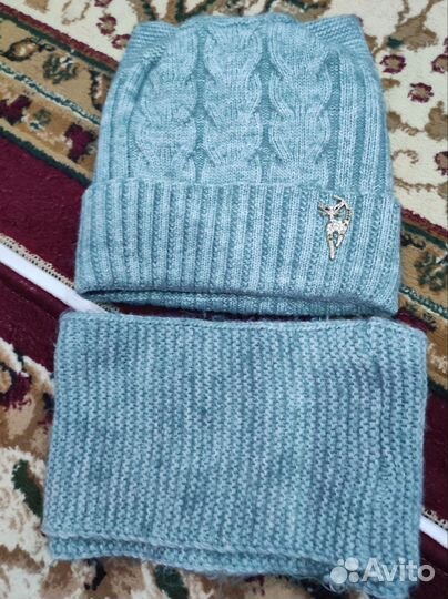 Шапка и снуд для девочки