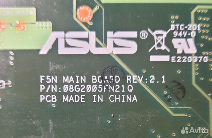 Разборка ноутбука asus X50N