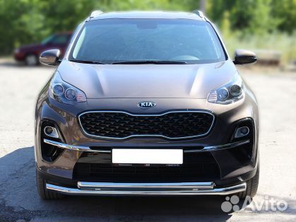 Защита бампера Киа Спортейдж 2018-наст.вр