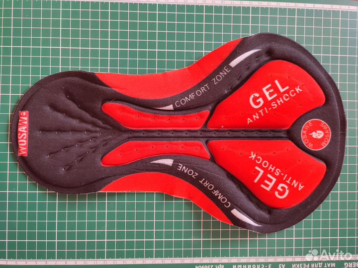 Гелевая подушка 3D wosawe для велоспорта