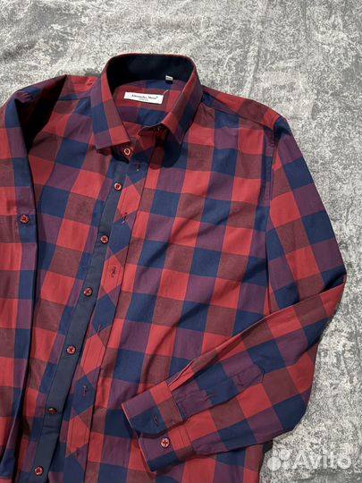 Рубашка в клетку унисекс