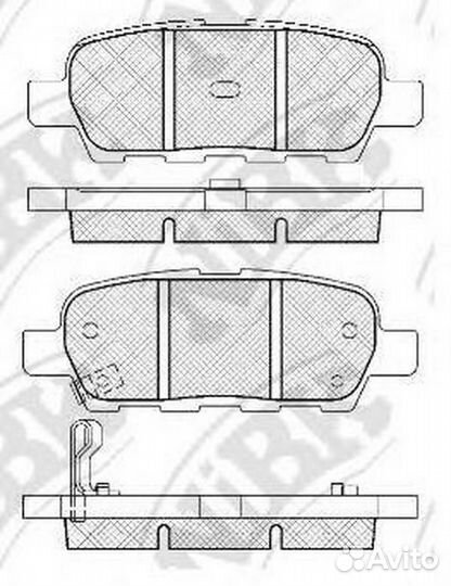 Колодки задние infiniti FX/ nissan qashqai/ murano