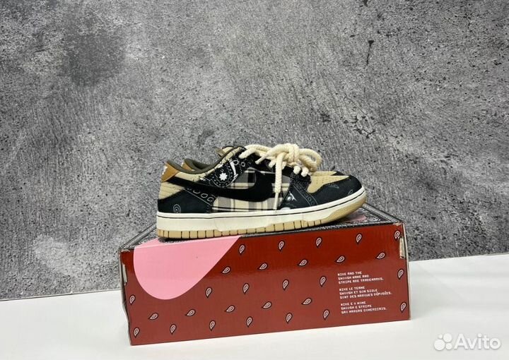 Кроссовки Nike SB dunk low x Cactus Jack Люкс