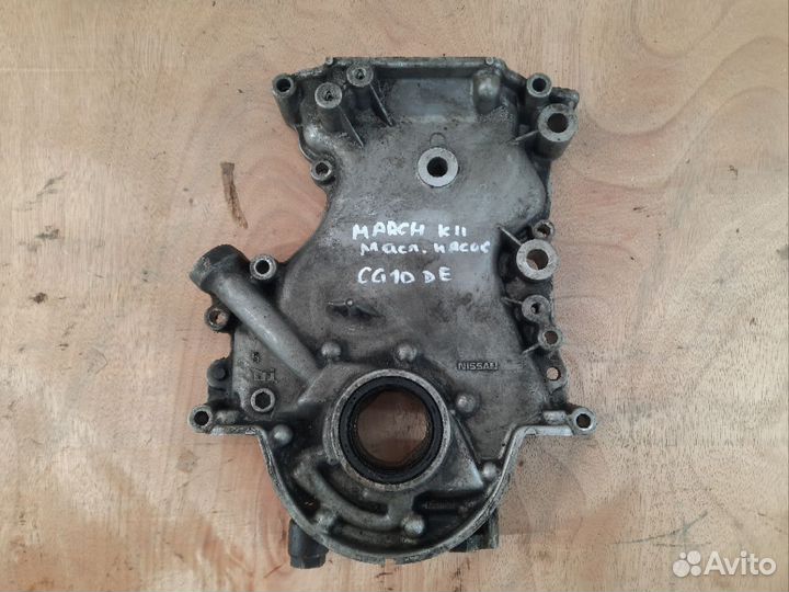 Насос масляный CG10DE Ниссан Марч К11