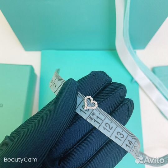 Tiffany серьги из белого золота 750 пробы и брилли