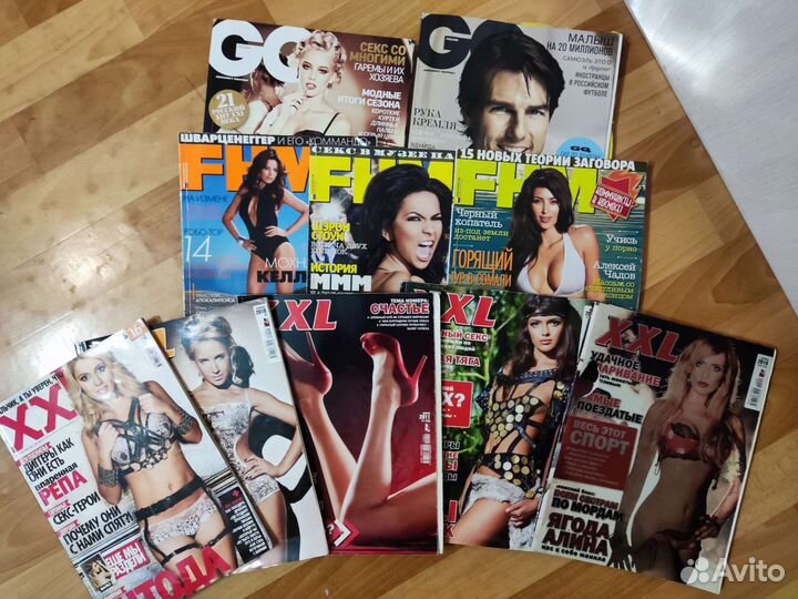 Журналы Maxim,Play Boy,XXL,FHM,MH