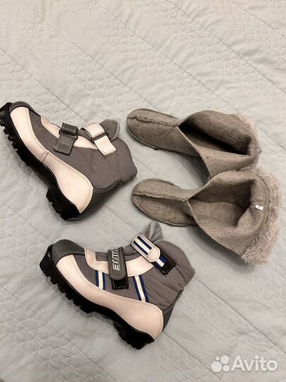 Лыжные ботинки для девочки, 32