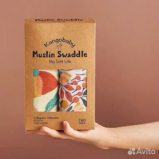 Муслиновые пеленки новые