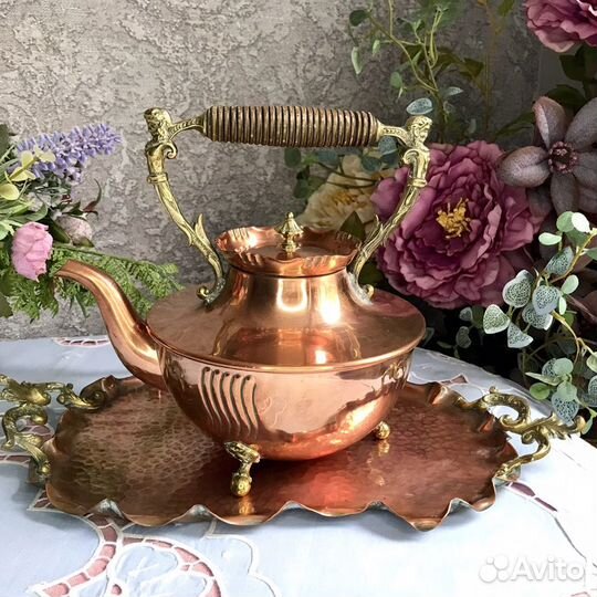 Чайник антикварный, 19 в, Германия