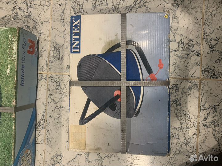 Бассейн надувной прямоугольный детский Bestway