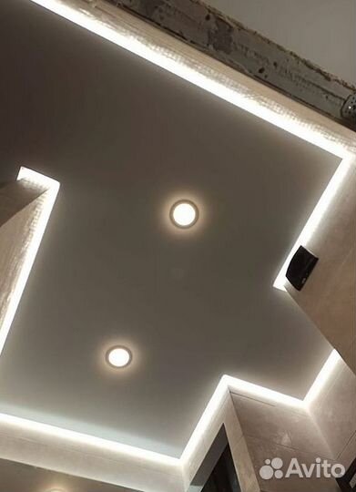 Натяжные потолки / Быстрая установка