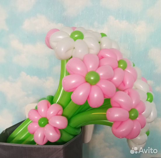 Цветы из шаров