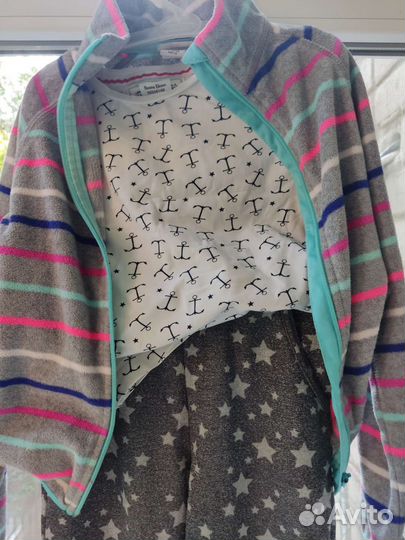 Пакет одежды на девочку 134 140