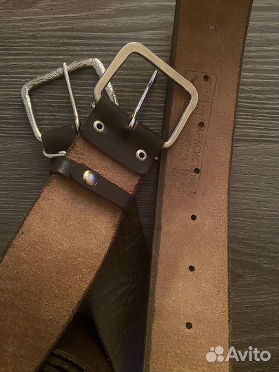 Ремень мужской кожаный