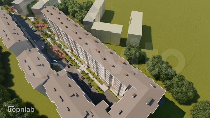 2-к. квартира, 60,2 м², 7/8 эт.