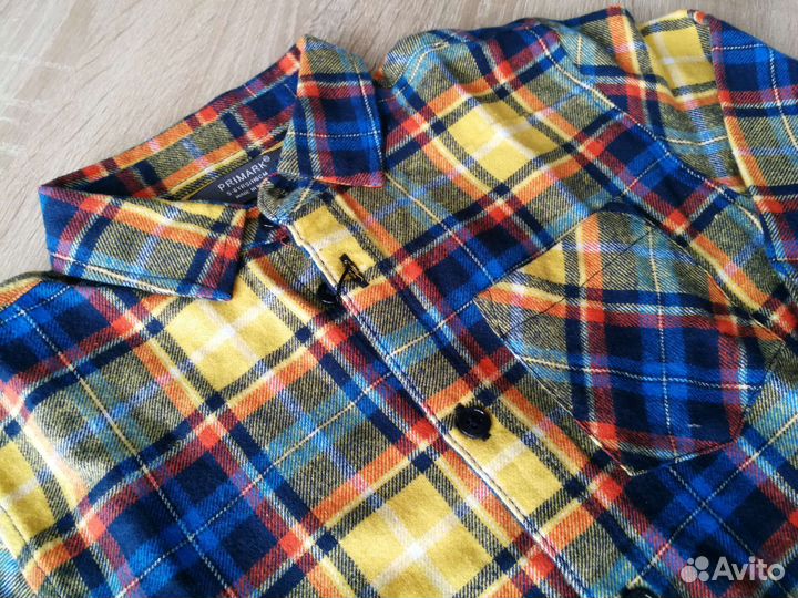 Рубашка фланелевая для мальчика новая